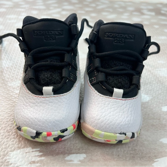 Nike Air Jordan Retro 10 Sneaker Ember Glow Size 4C - Picture 2 of 7